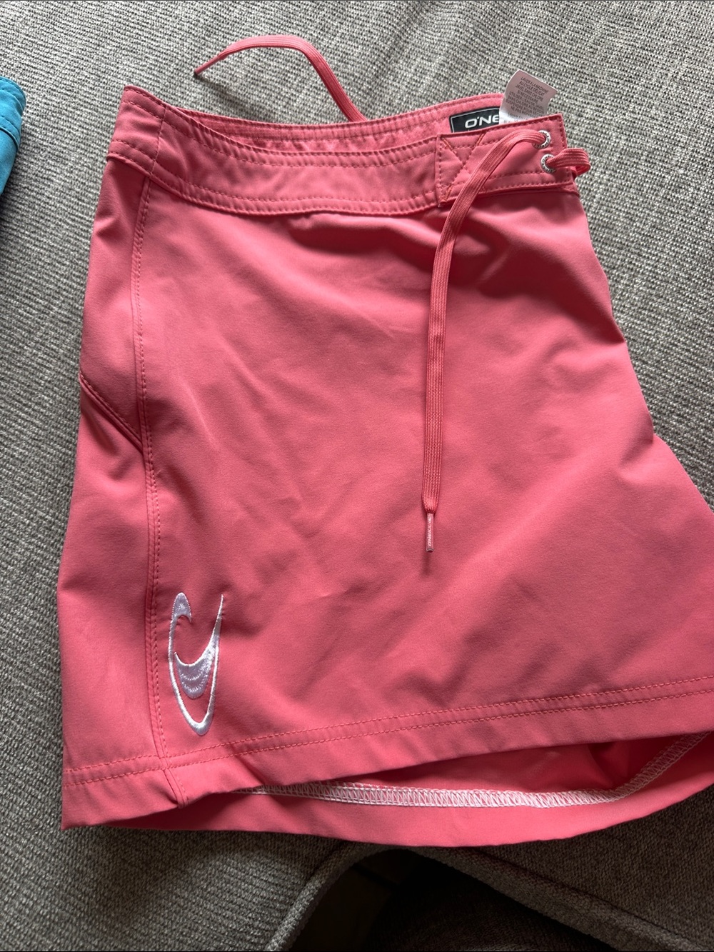 O'Neill Coral Pink Active Shorts with Drawstring